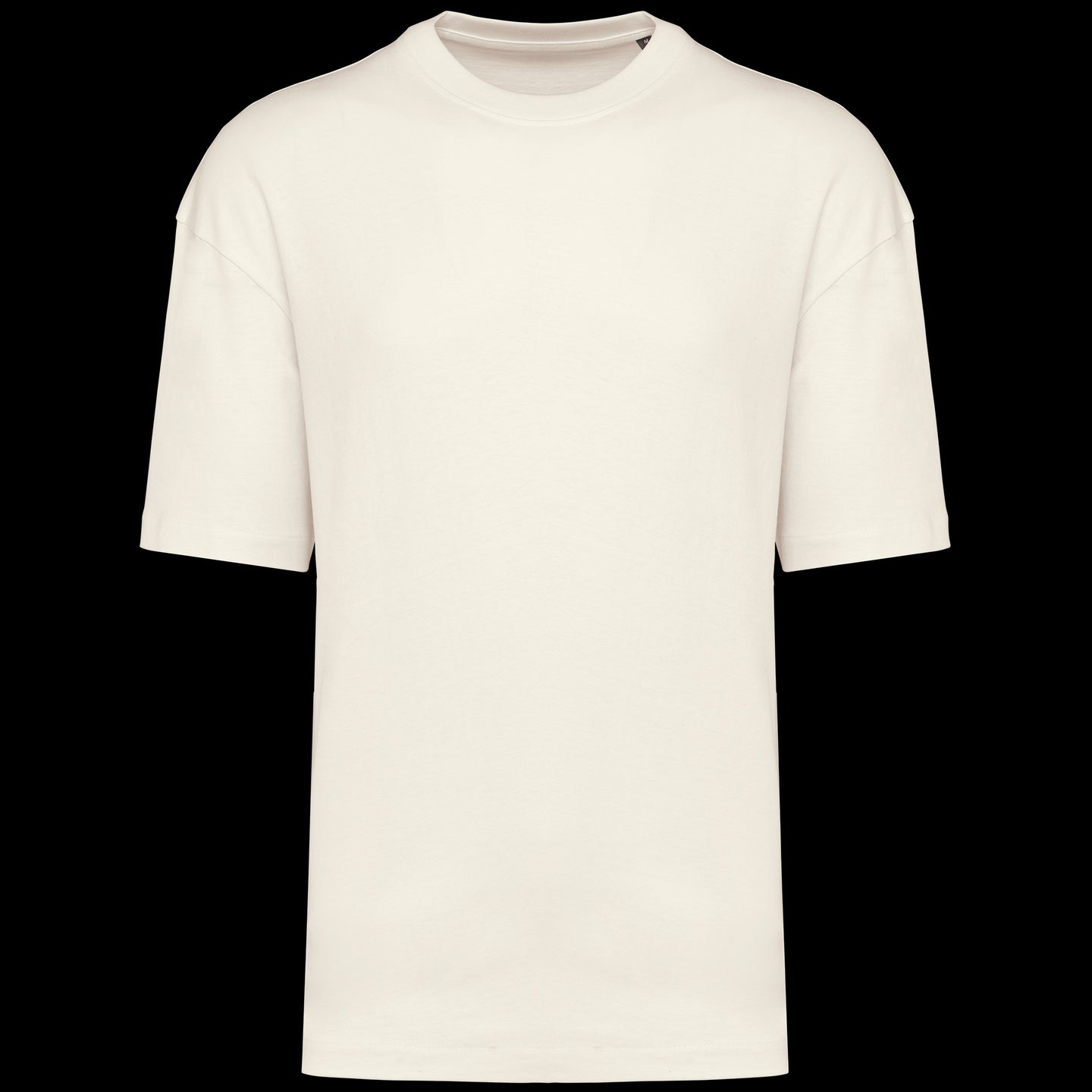 kariban-t-shirt-oversize-cotone-latte-k3008