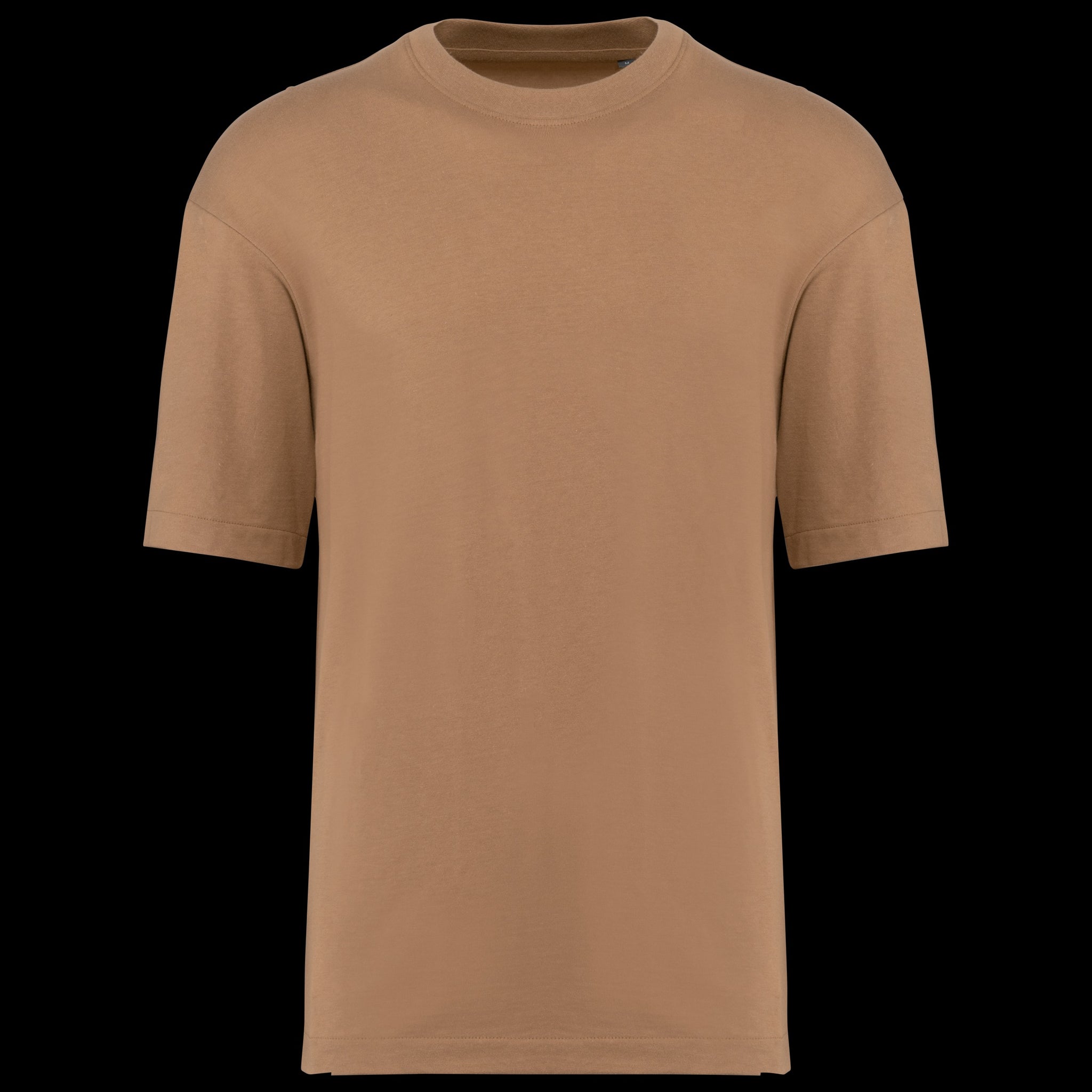 kariban-t-shirt-oversize-cotone-sabbia-k3008