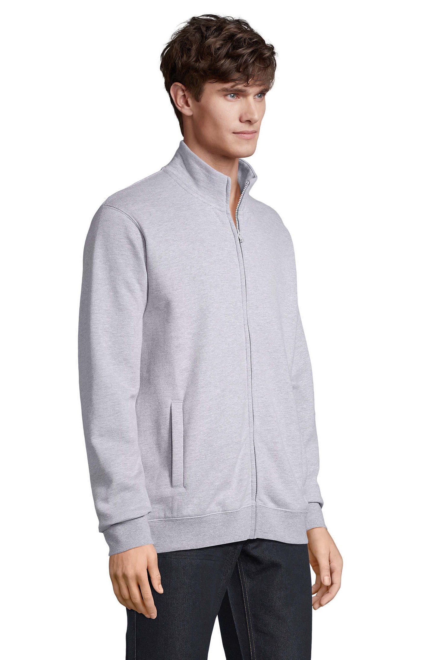Felpa unisex zip intera Cooper 280 gr