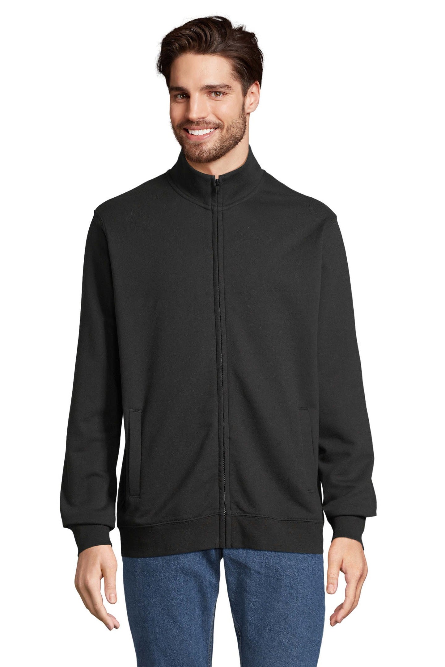 Felpa unisex zip intera Cooper 280 gr