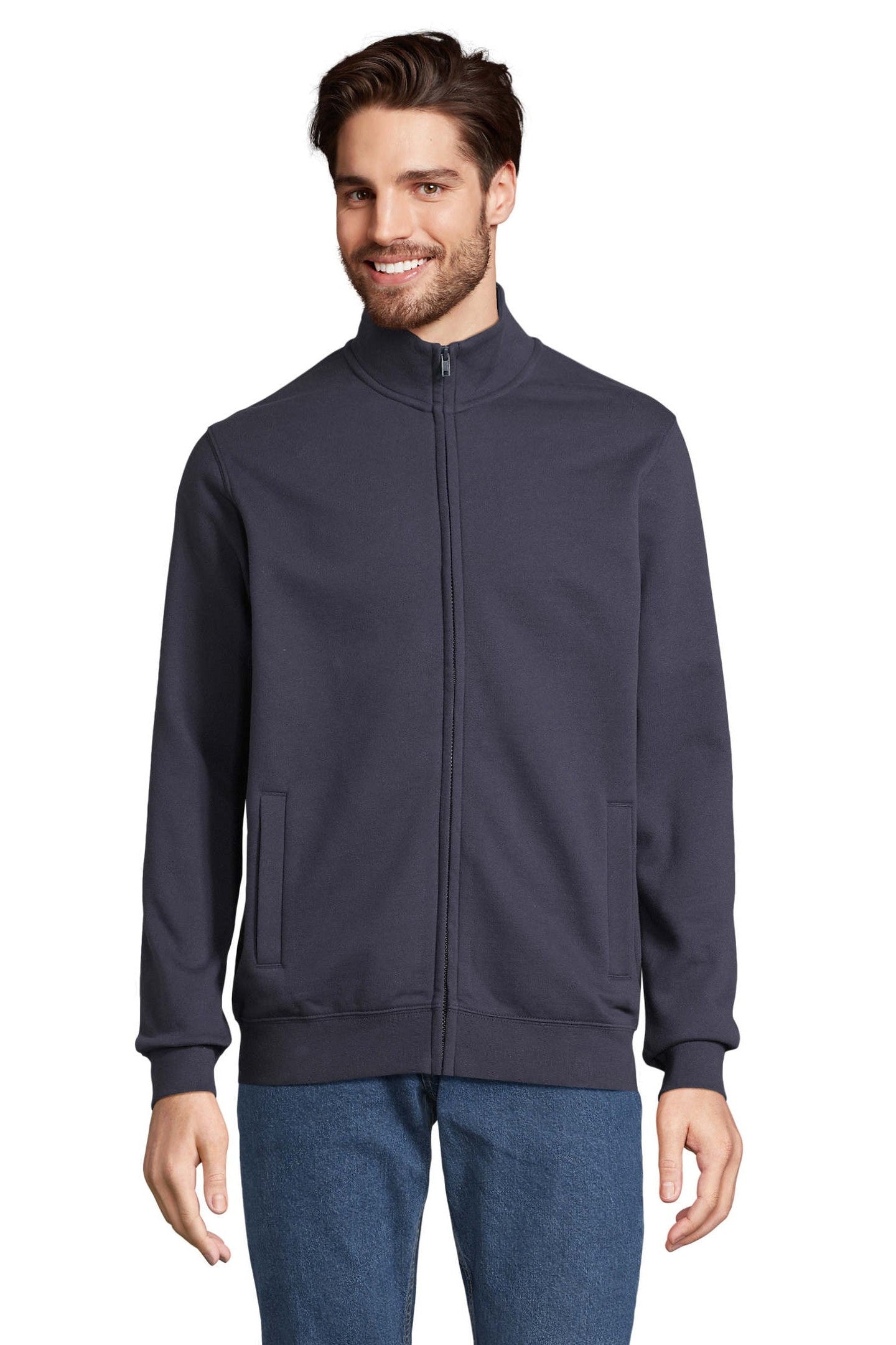 Felpa unisex zip intera Cooper 280 gr