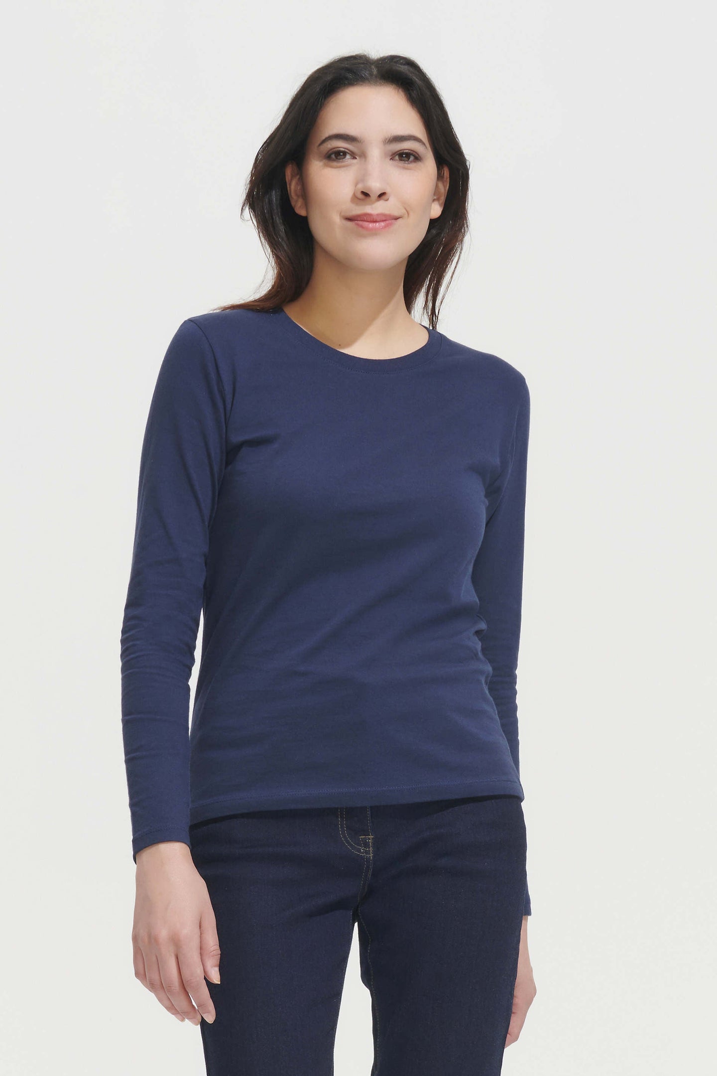 T-shirt donna cotone maniche lunghe Imperial LSL 190 gr