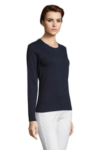 T-shirt donna cotone maniche lunghe Imperial LSL 190 gr