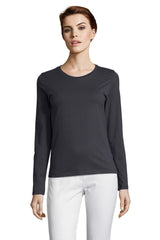 T-shirt donna cotone maniche lunghe Imperial LSL 190 gr