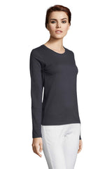 T-shirt donna cotone maniche lunghe Imperial LSL 190 gr