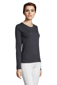 T-shirt donna cotone maniche lunghe Imperial LSL 190 gr