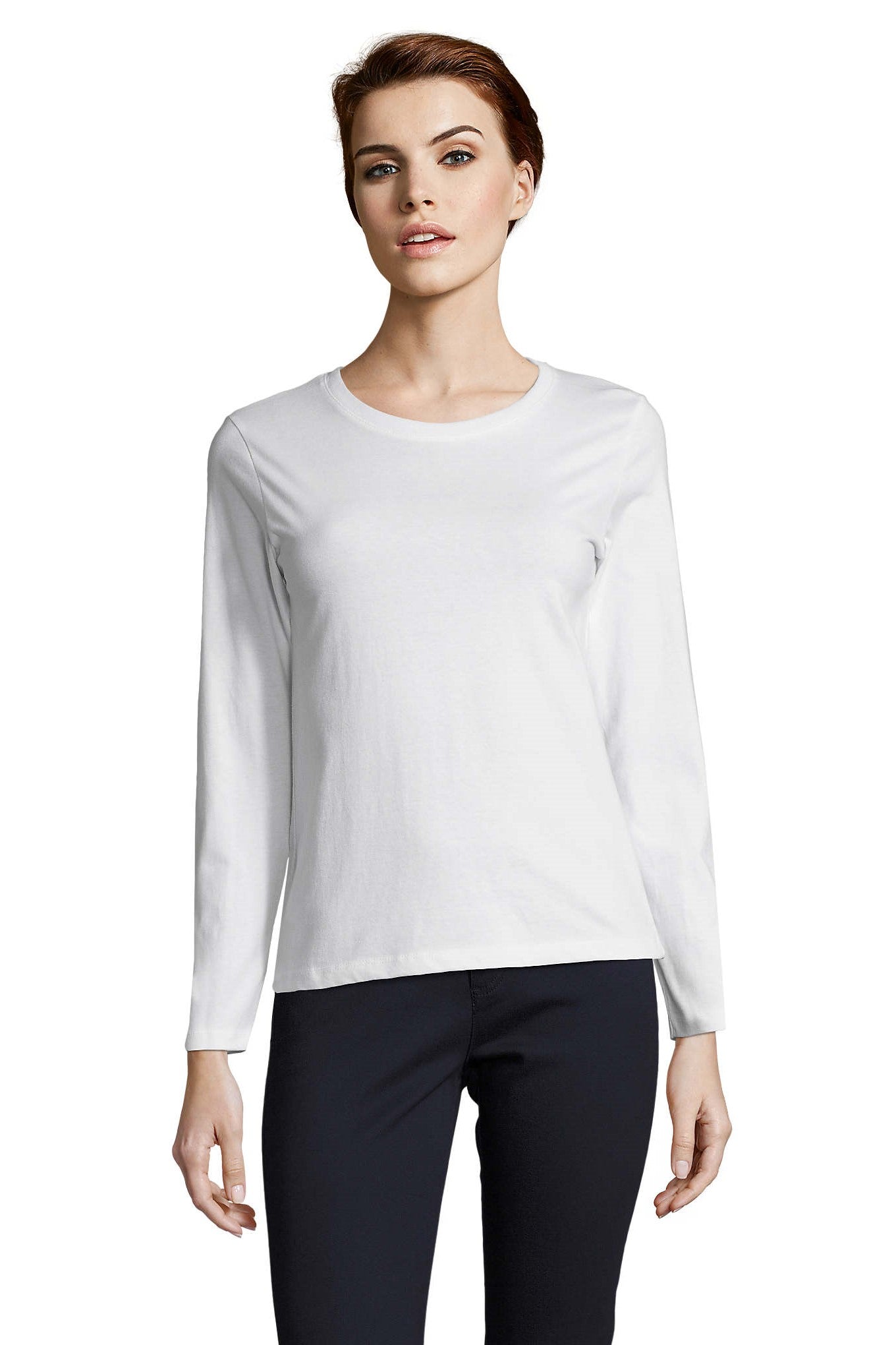 T-shirt donna cotone maniche lunghe Imperial LSL 190 gr