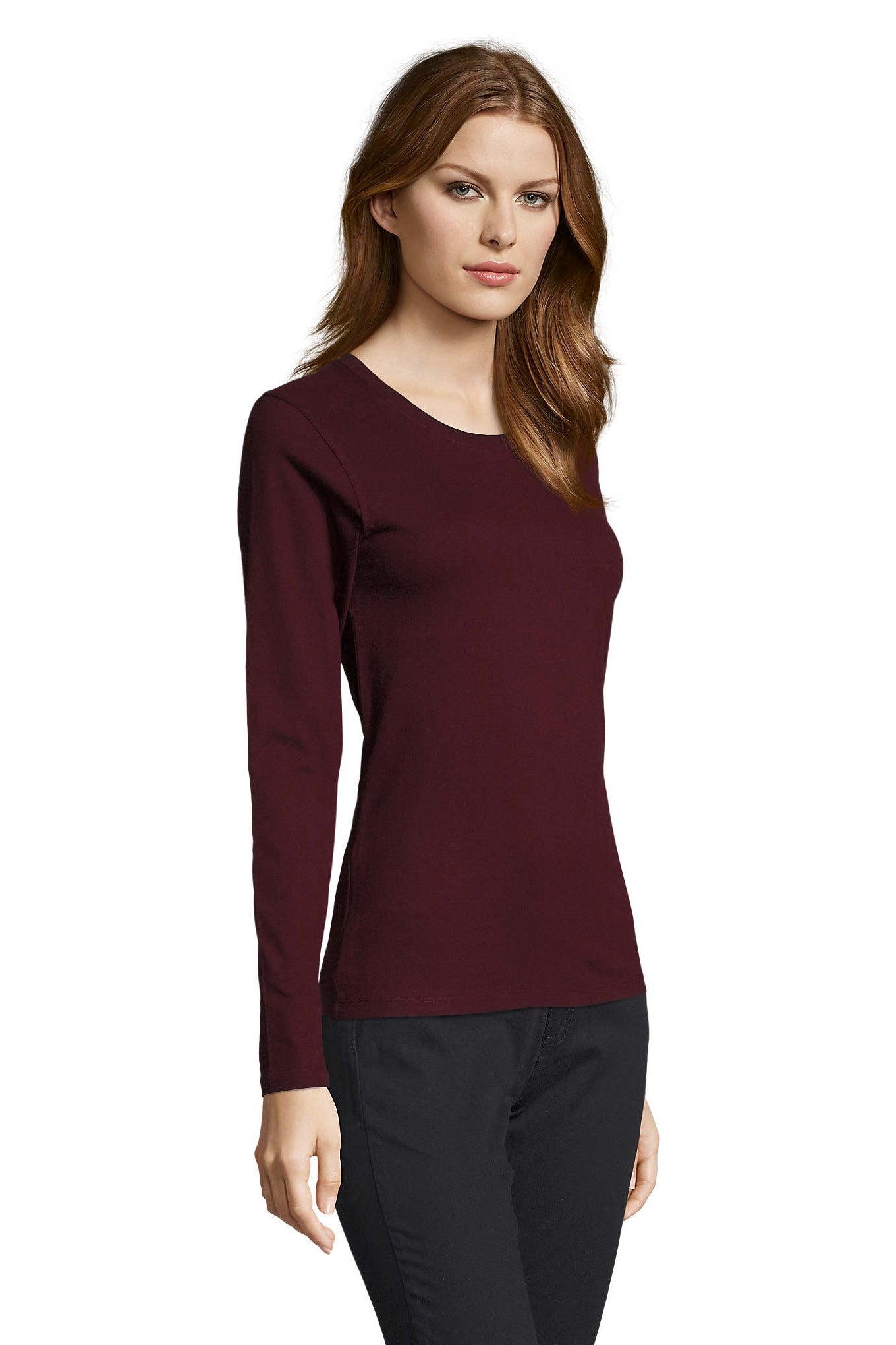 T-shirt donna cotone maniche lunghe Imperial LSL 190 gr