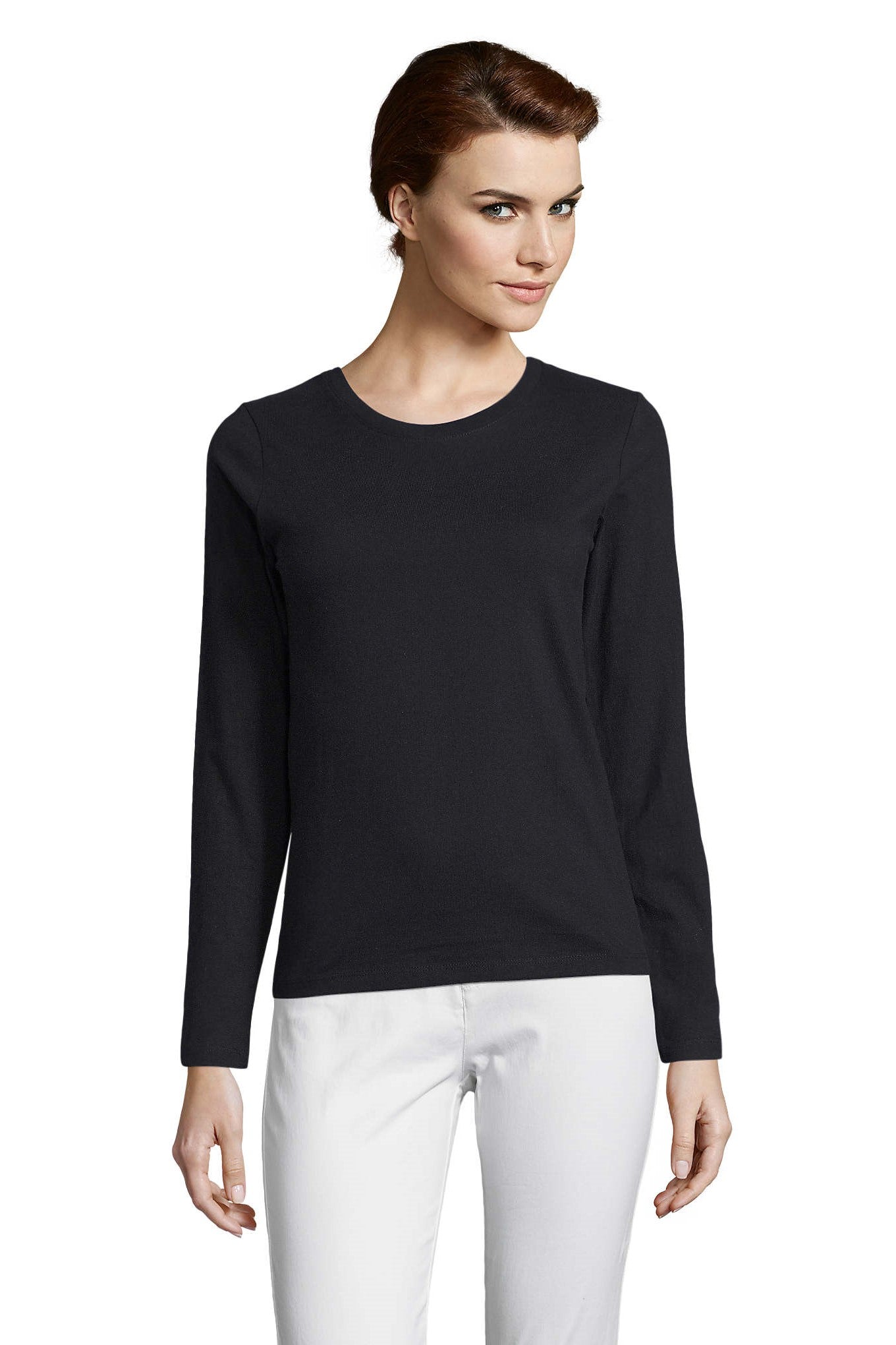 T-shirt donna cotone maniche lunghe Imperial LSL 190 gr