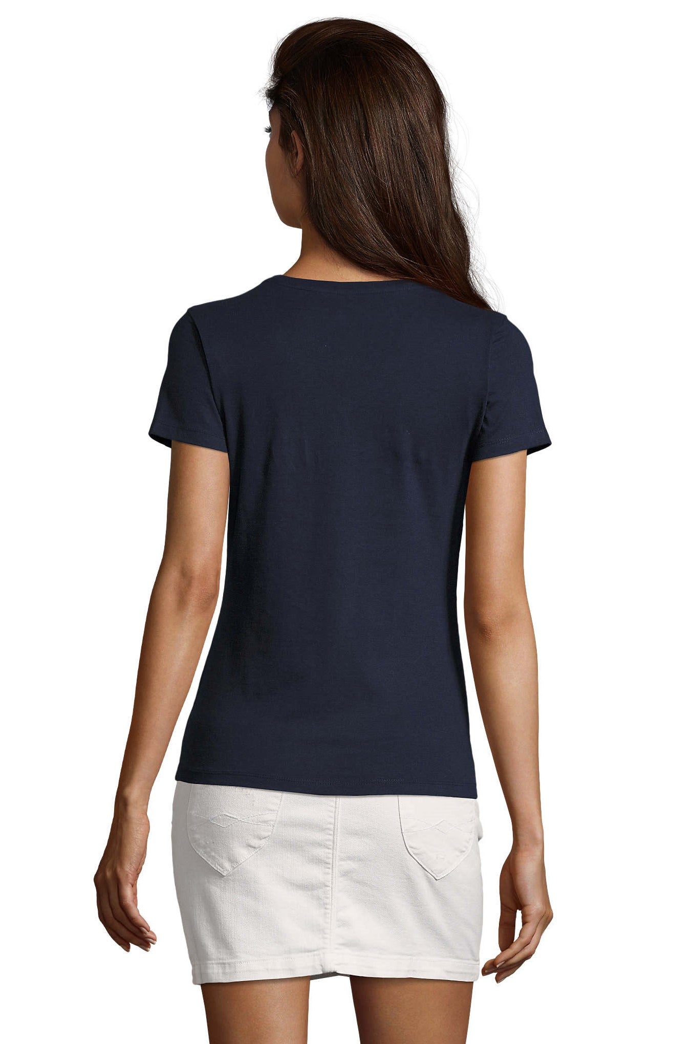 T-shirt donna cotone Imperial V 190 gr