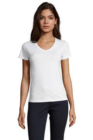 T-shirt donna cotone Imperial V 190 gr