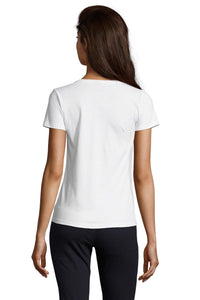 T-shirt donna cotone Imperial V 190 gr