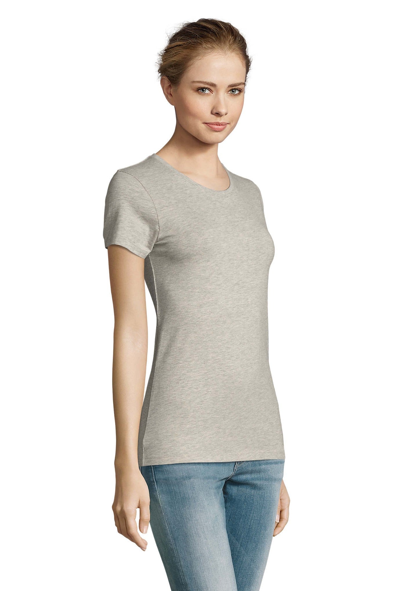 T-shirt donna cotone stretch Millenium 190 gr