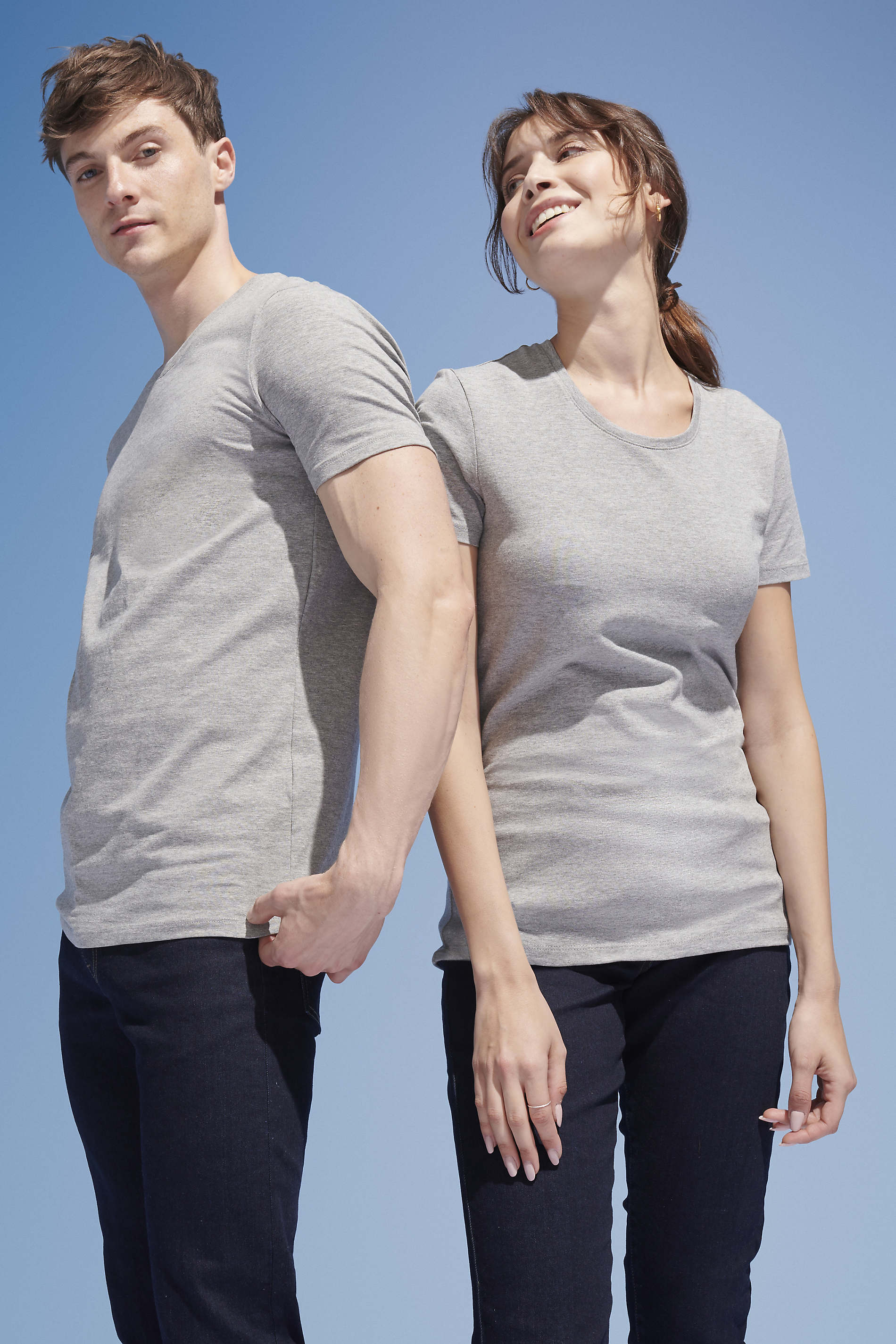 T-shirt slim cotone stretch Millenium 190 gr