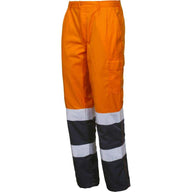 Pantaloni estivi alta visibilità bicolor Issa Line AV Light