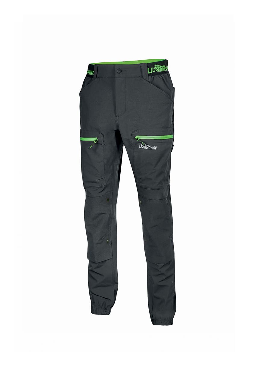 Pantalone elasticizzato con elastico alla caviglia U-Power Harmony 140 gr