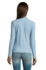 Polo donna cotone maniche lunghe Podium 210 gr