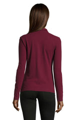 Polo donna cotone maniche lunghe Podium 210 gr