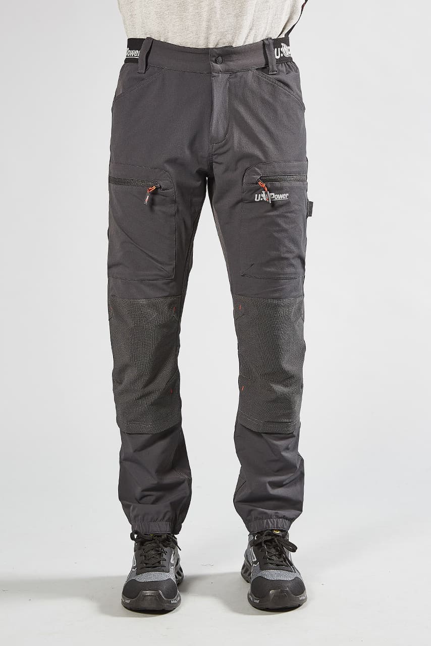 Pantalone elasticizzato con elastico alla caviglia U-Power Harmony 140 gr