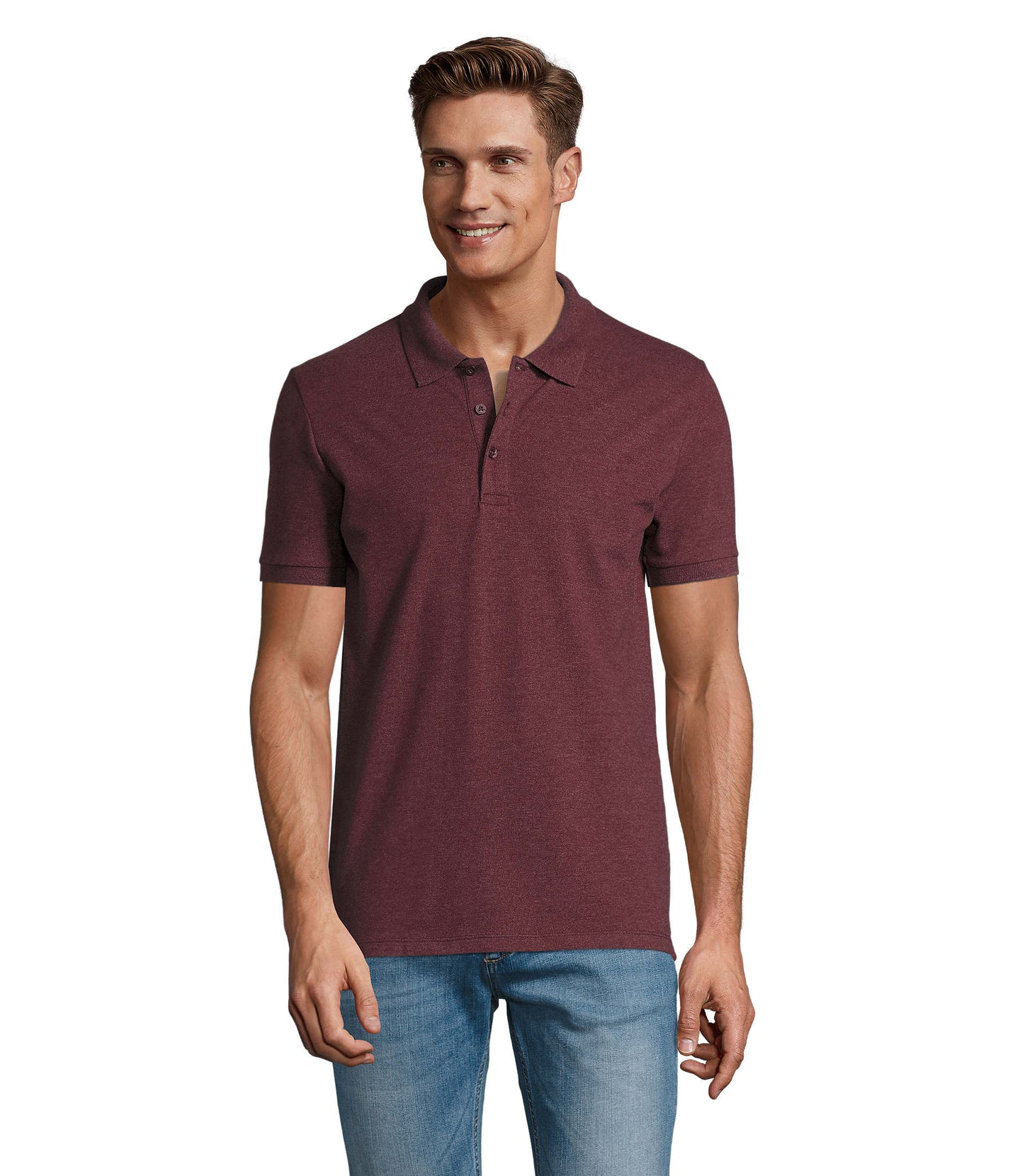 Polo uomo cotone stretch Phoenix 220 gr