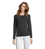 T-shirt donna cotone maniche lunghe Imperial LSL 190 gr