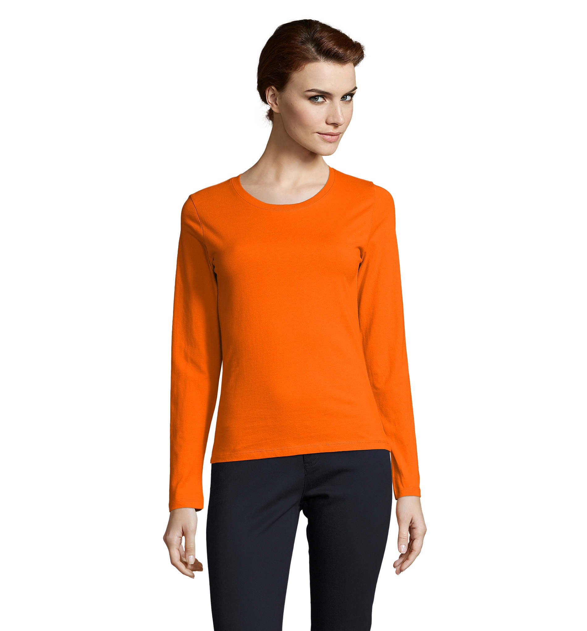 T-shirt donna cotone maniche lunghe Imperial LSL 190 gr