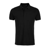 Polo uomo cotone abbottonatura nascosta Owen 215 gr