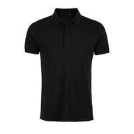 Polo uomo cotone abbottonatura nascosta Owen 215 gr