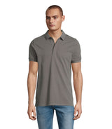 Polo uomo cotone abbottonatura nascosta Owen 215 gr